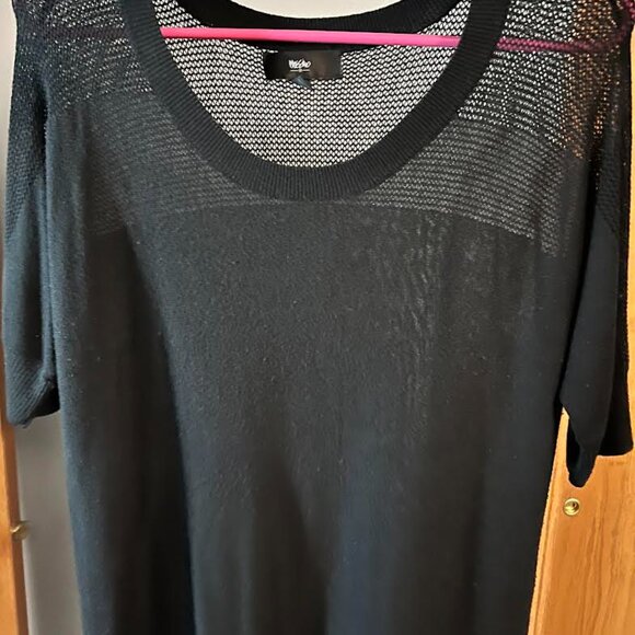MOSSIMO / BLACK SHORT SLEEVE SWEATER / SIZE LARGE - Picture 8 of 9
